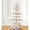 6ft. Pre-Lit Deluxe Flocked Pine Artificial Christmas Tree, Warm White LED Lights